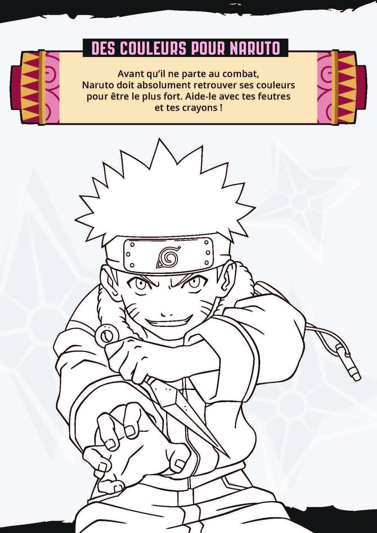 Bloc de jeux Naruto - Le combat des ninjas !