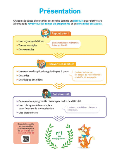 Conjugaison CE1 - Cahier Jour Soir: Conçu et recommandé par les enseignants