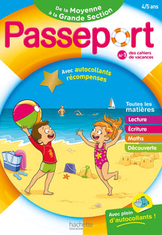 Passeport - De la Moyenne √† la Grande Section 4/5 ans - Cahier de vacances 2024