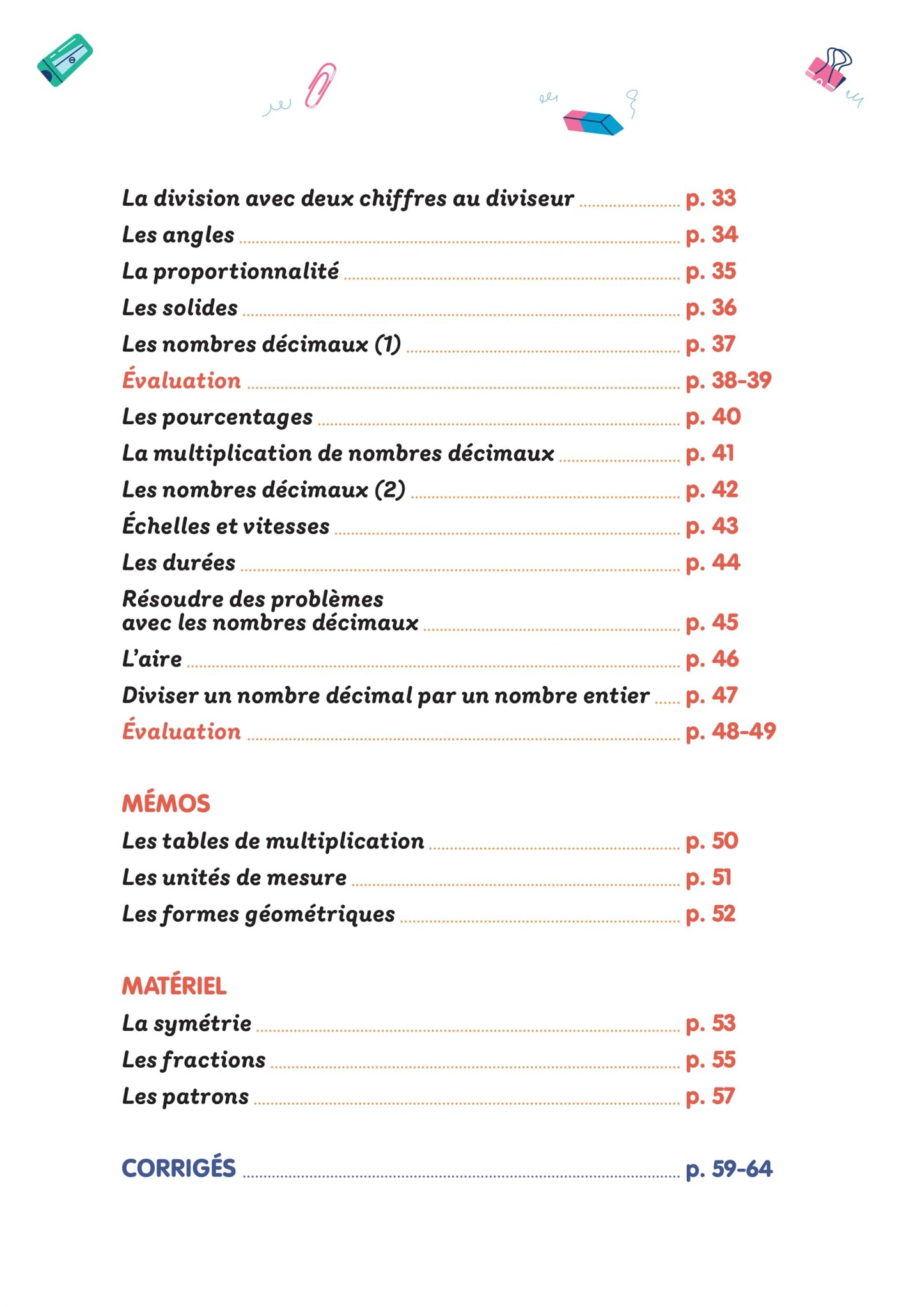 Mon prof à la maison - Maths CM2: Calcul • Numération • Géométrie • Grandeurs et mesures
