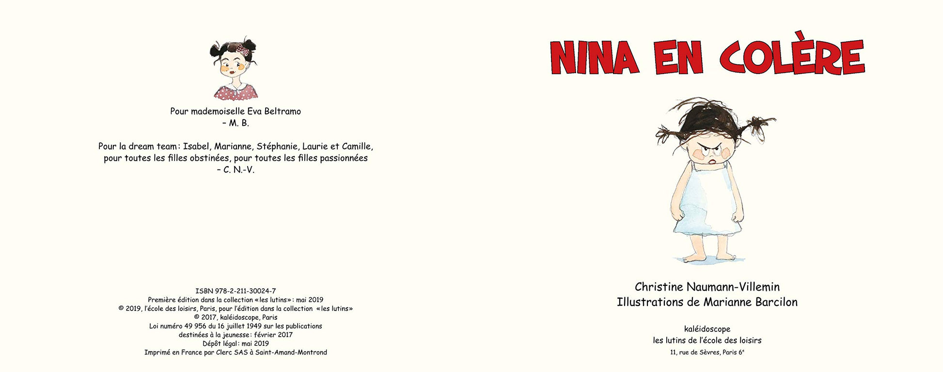 Nina en colère
