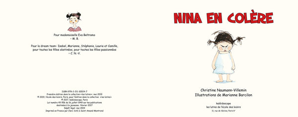 Nina en colère