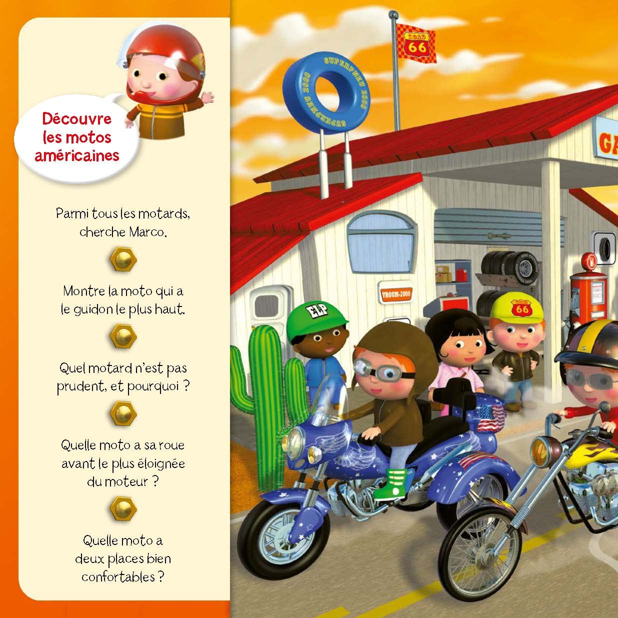 Découvre avec P'tit Garçon : les avions, les bateaux, les camions, les motos