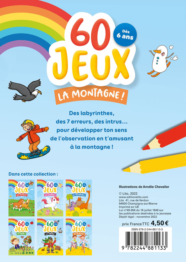 Bloc 60 jeux la montagne - dès 6 ans