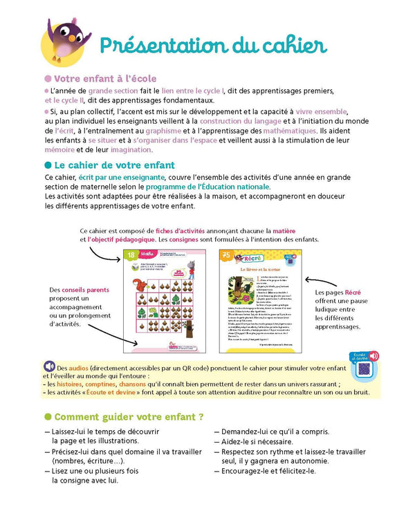 Tout le programme Grande section 5-6 ans - A la maternelle: Tous les apprentissages de GS