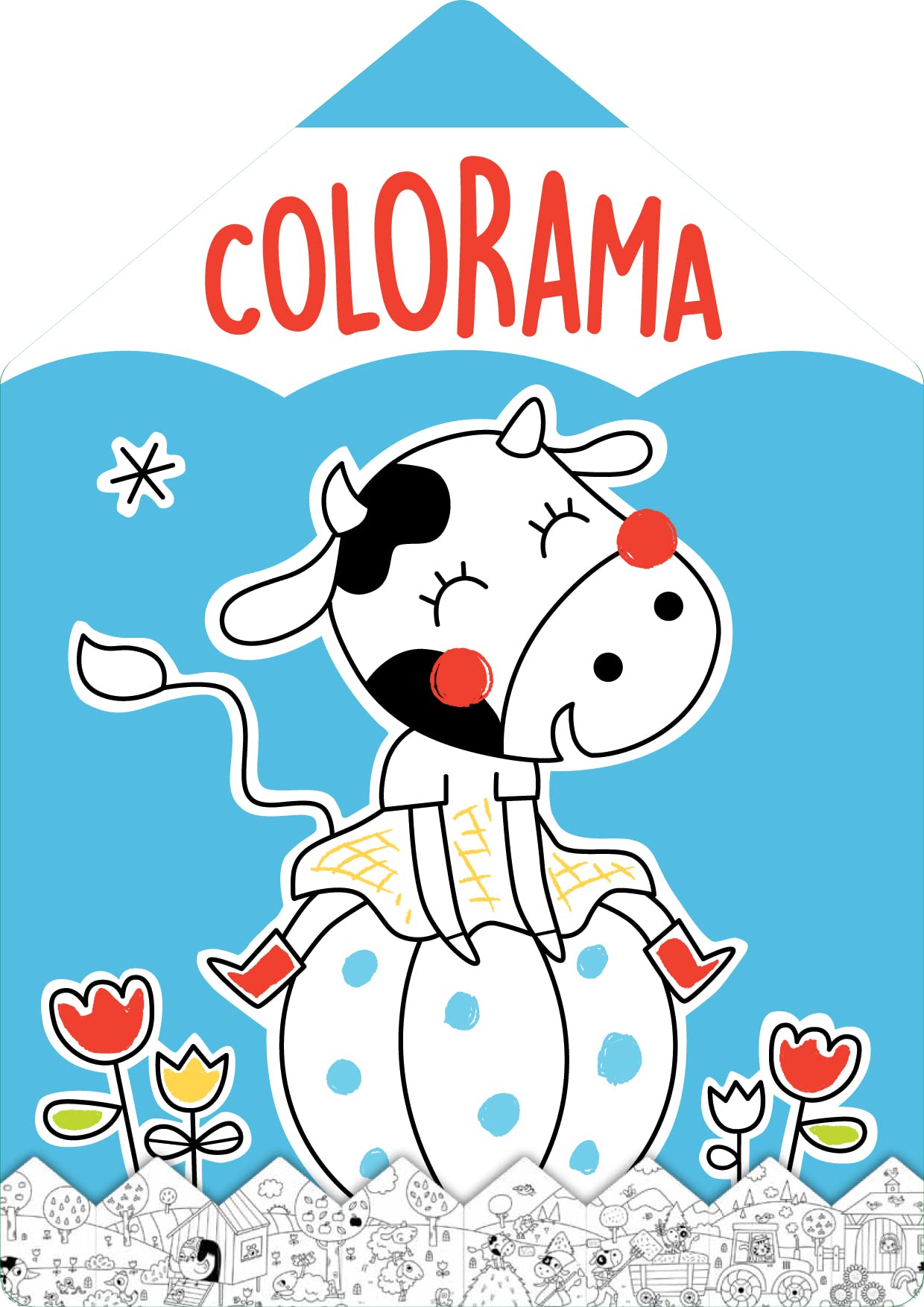 Colorama vache bleu