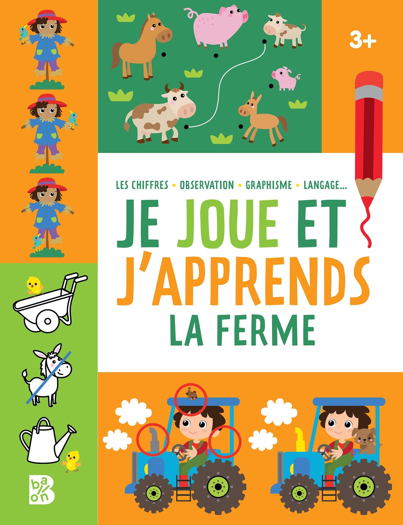 Je joue et j'apprends 3+ La ferme