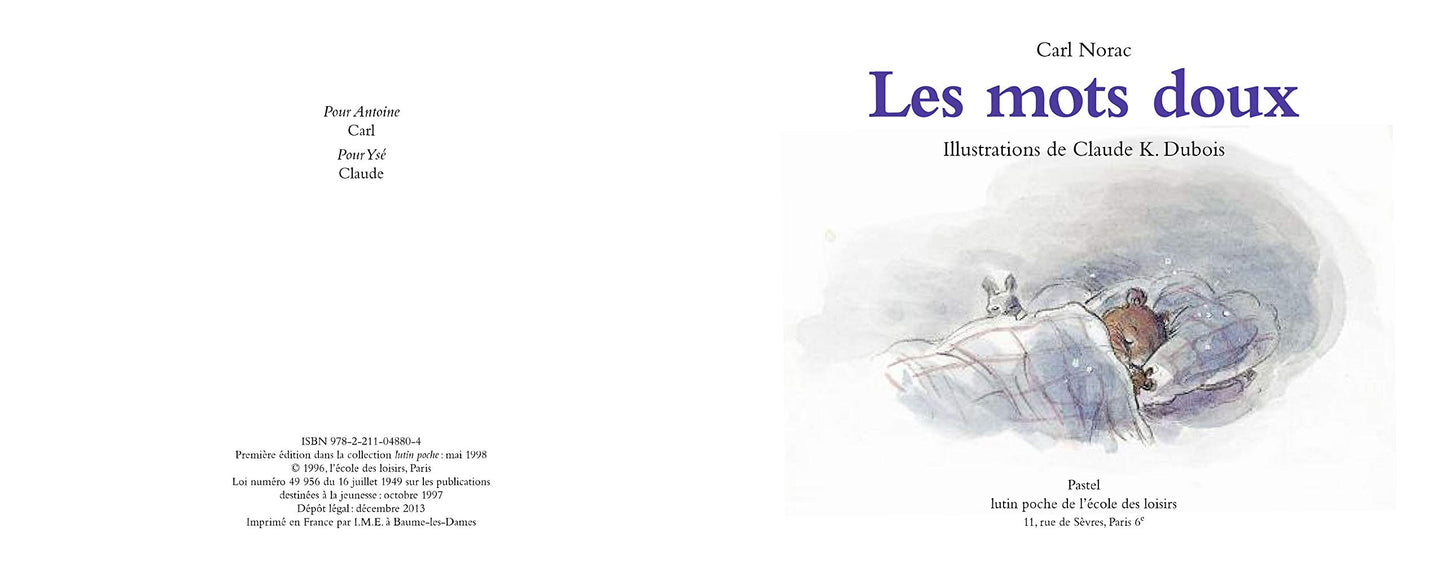 Les mots doux