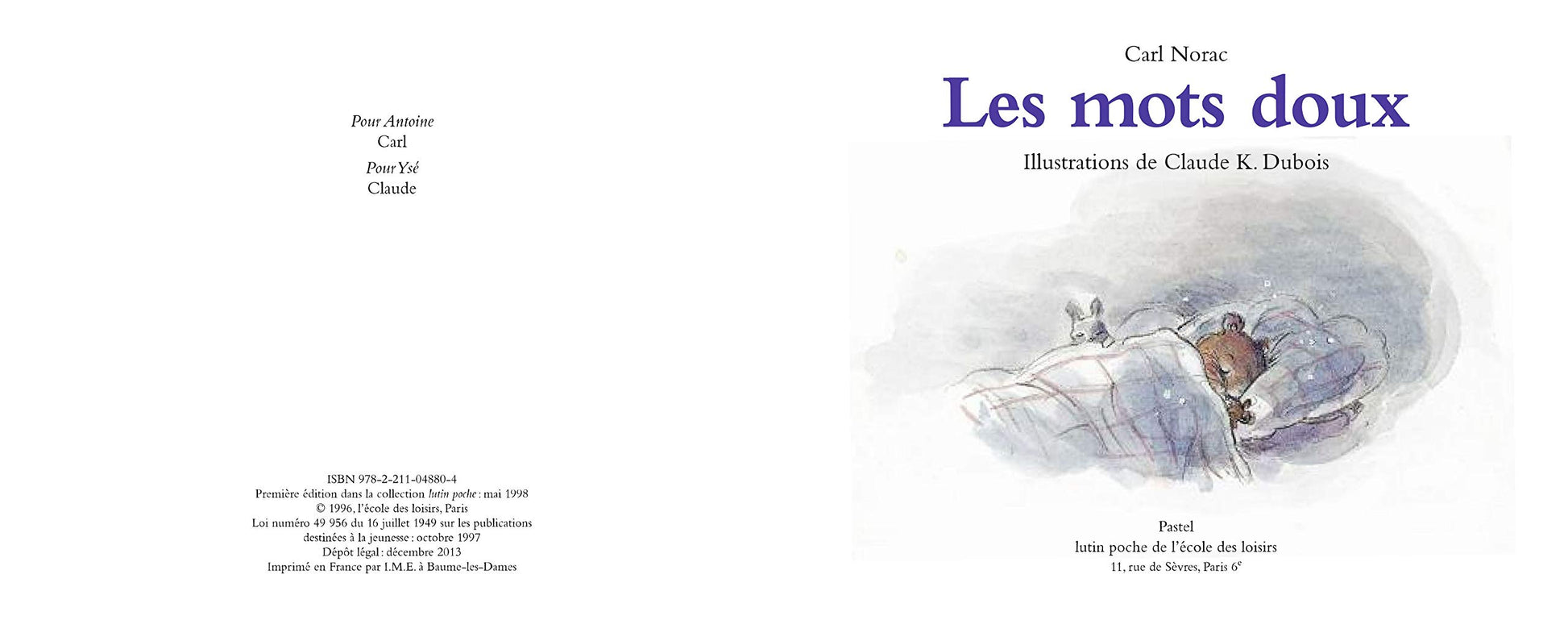 Les mots doux