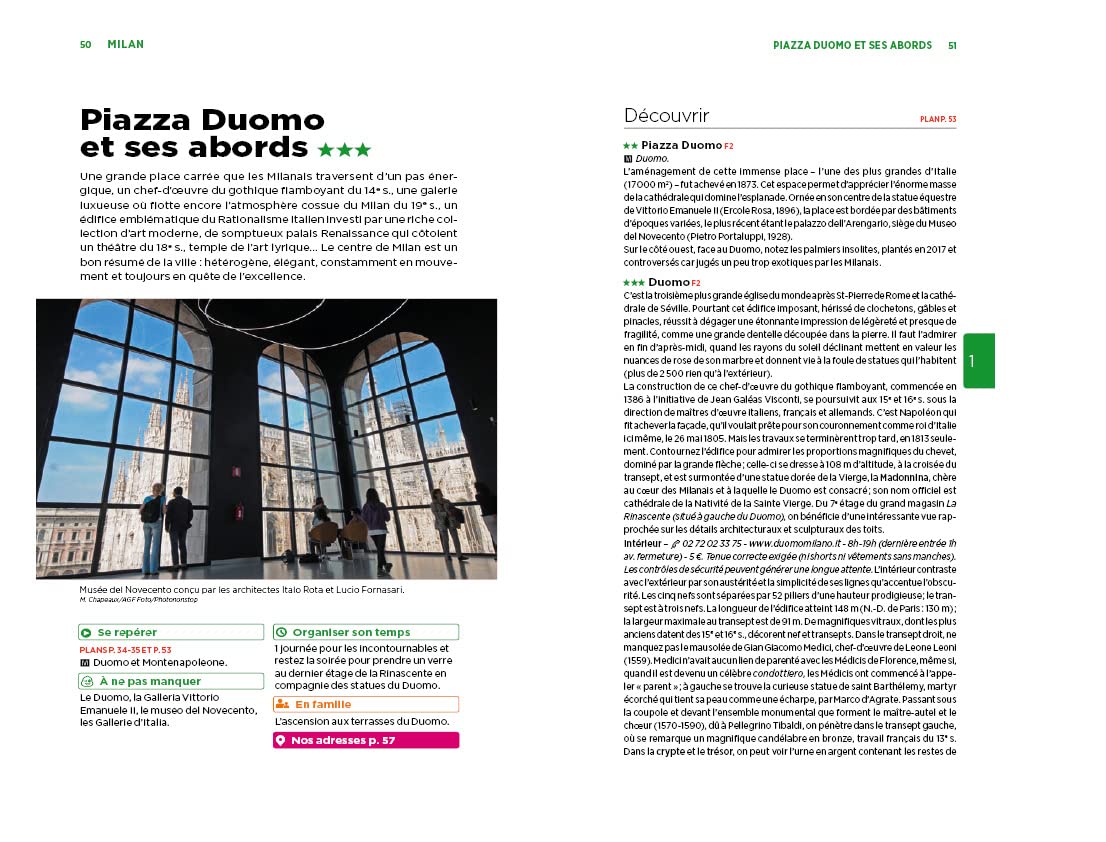 Guide Vert Lacs italiens, Milan & la Lombardie