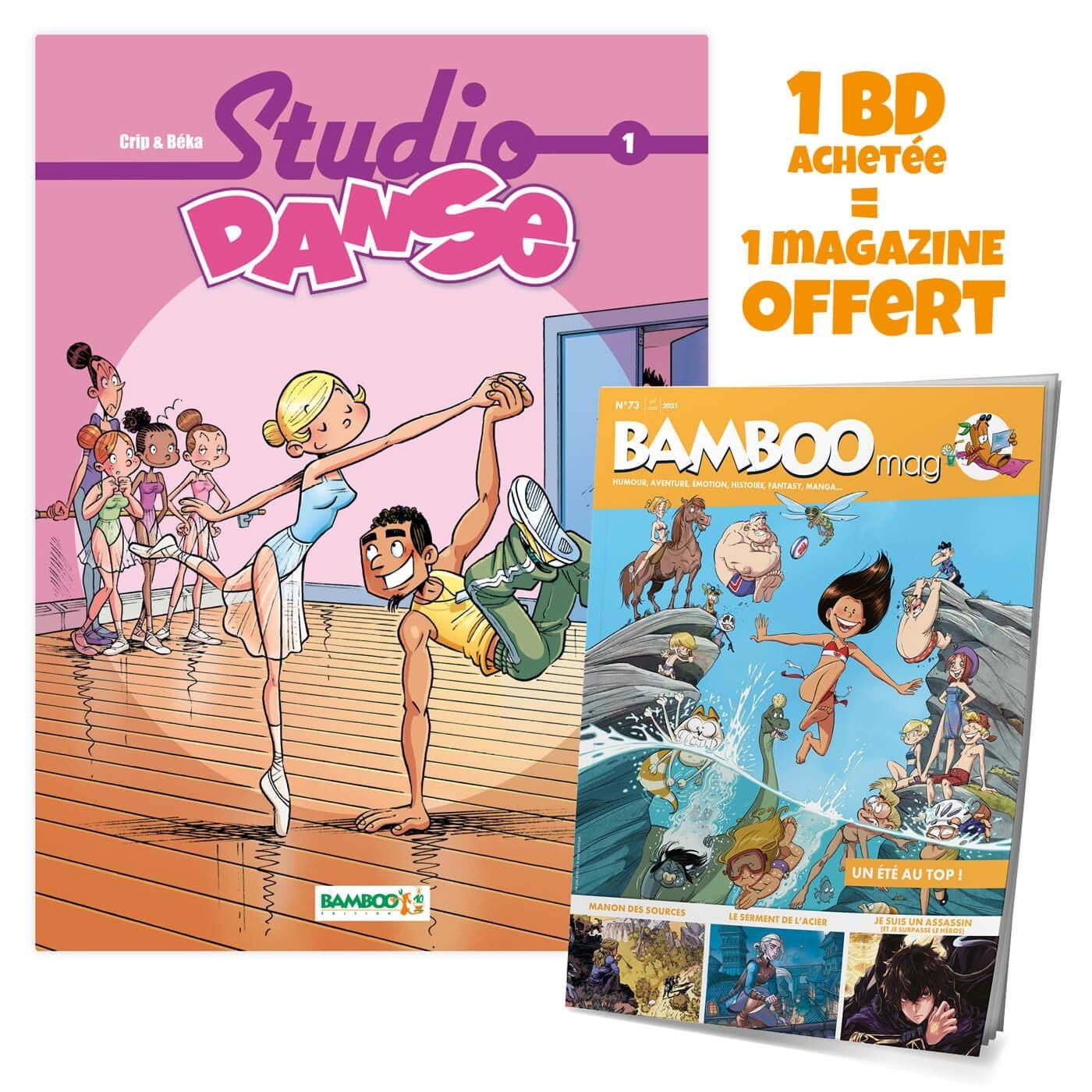 Studio Danse - tome 01 + Bamboo mag offert