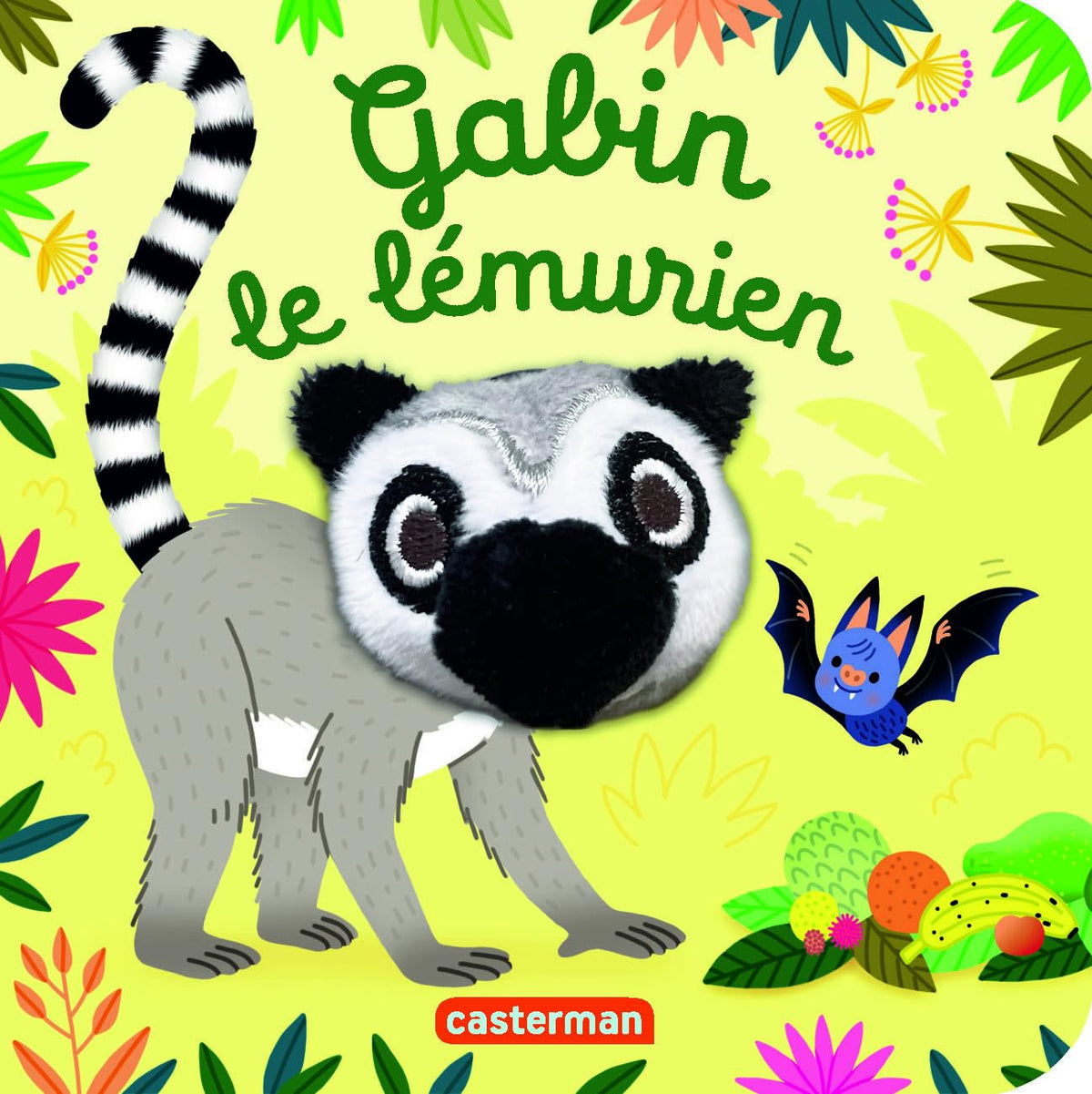 Gabin le Lémurien: Livre marionnette pour bébé - dès 3 mois