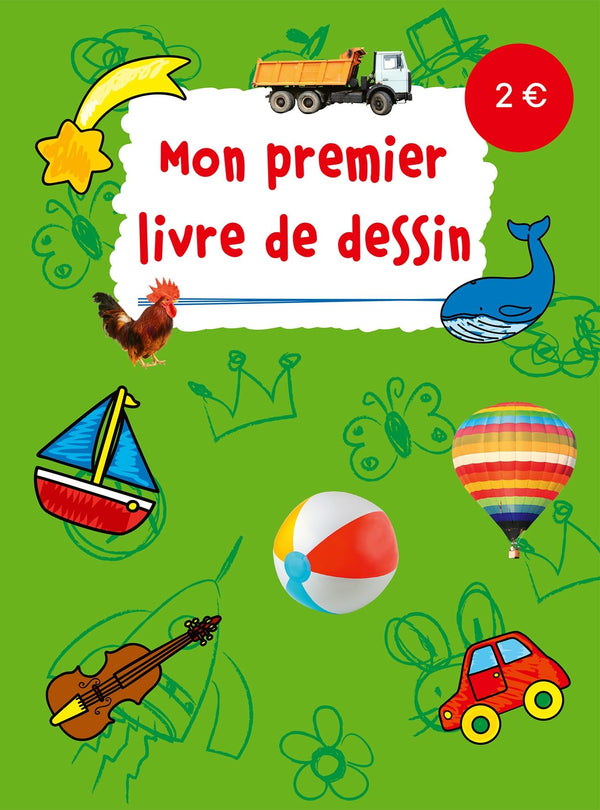 Mon premier livre de dessin - Coq et baleine