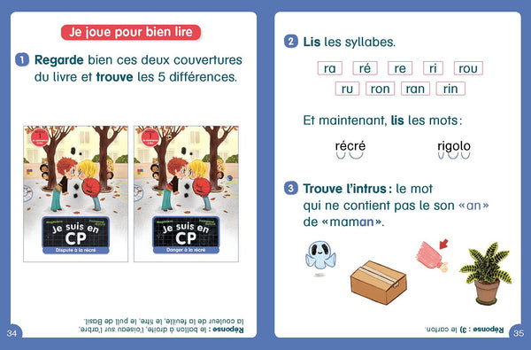 Je suis en CP - Niveau 1 - Dispute à la récré