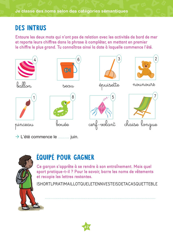 Mon année en jeux CP-CE1: Français - Maths