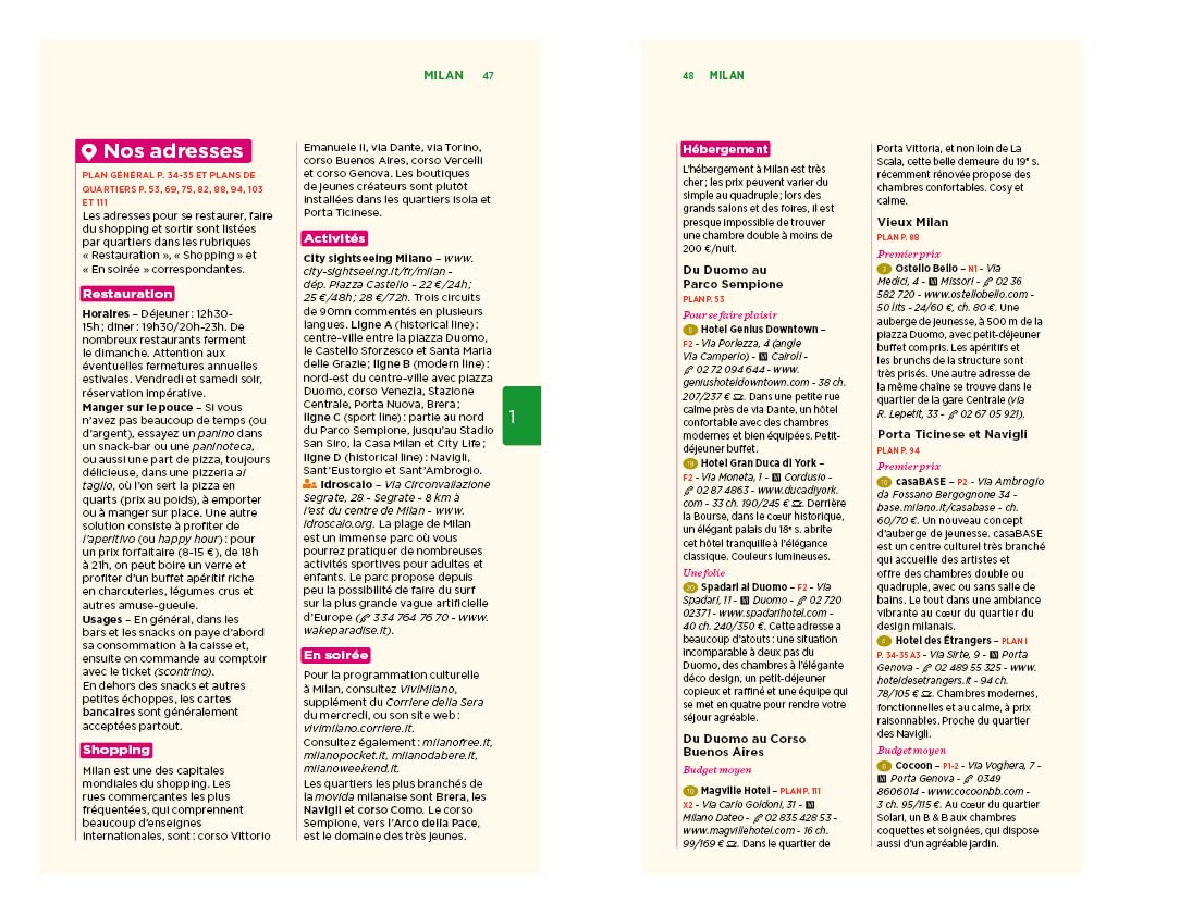 Guide Vert Lacs italiens, Milan & la Lombardie