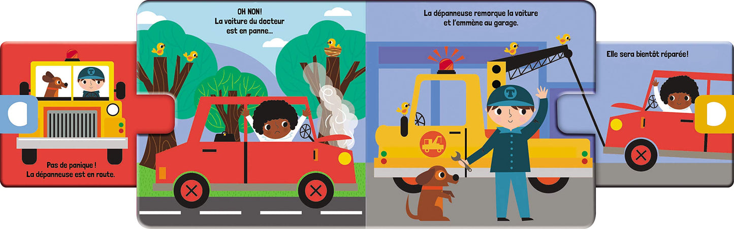 Mon joli livre cache-cache - Panique sur la route