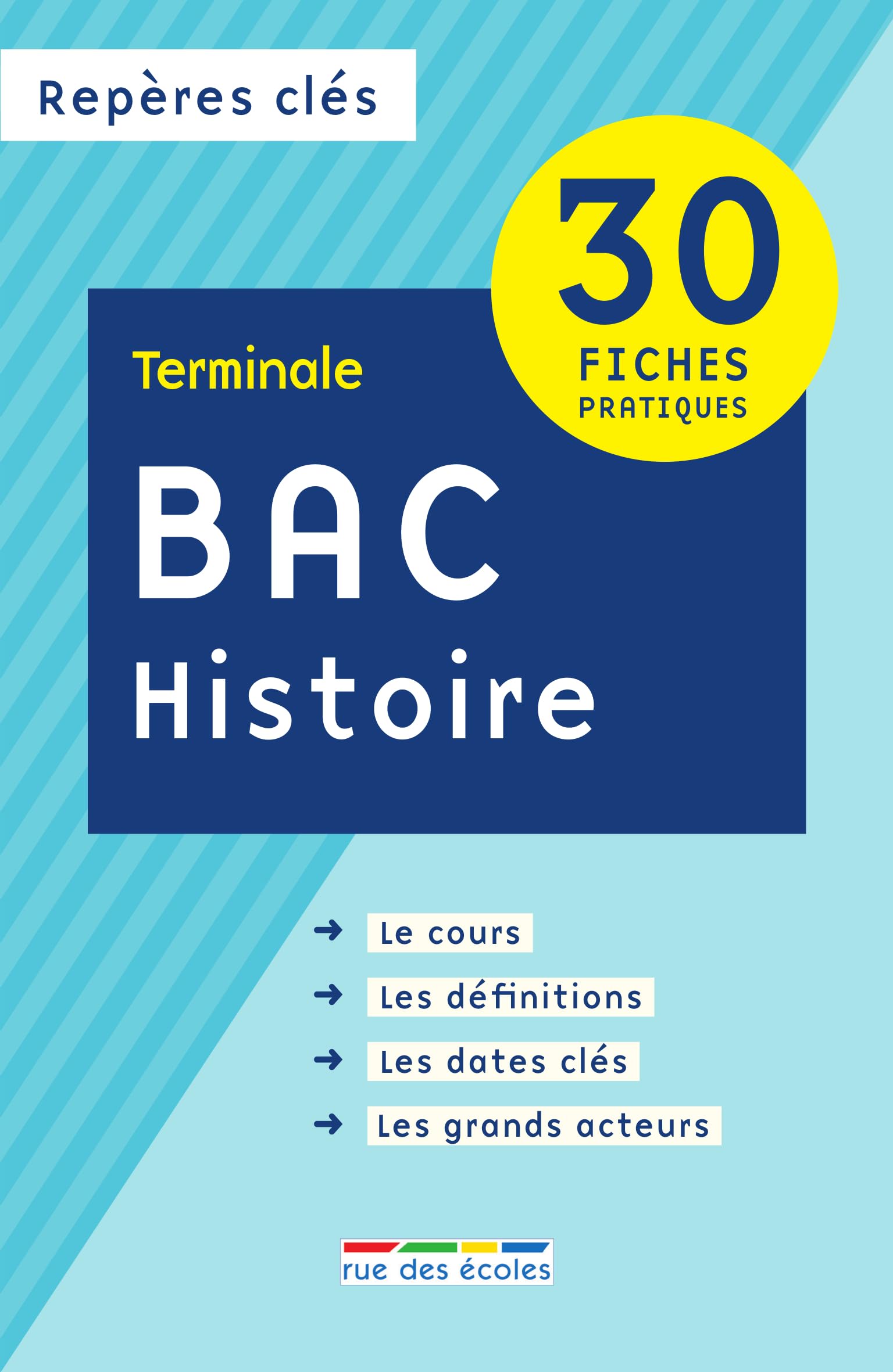 Repères clés bac Histoire Terminale: 30 fiches pratiques