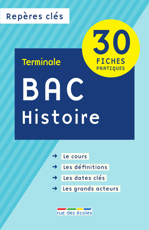 Repères clés bac Histoire Terminale: 30 fiches pratiques