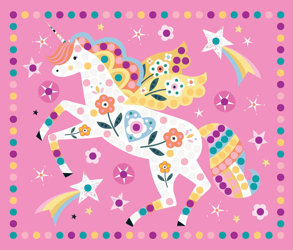 Ma pochette d'artiste - mes tableaux licornes en strass