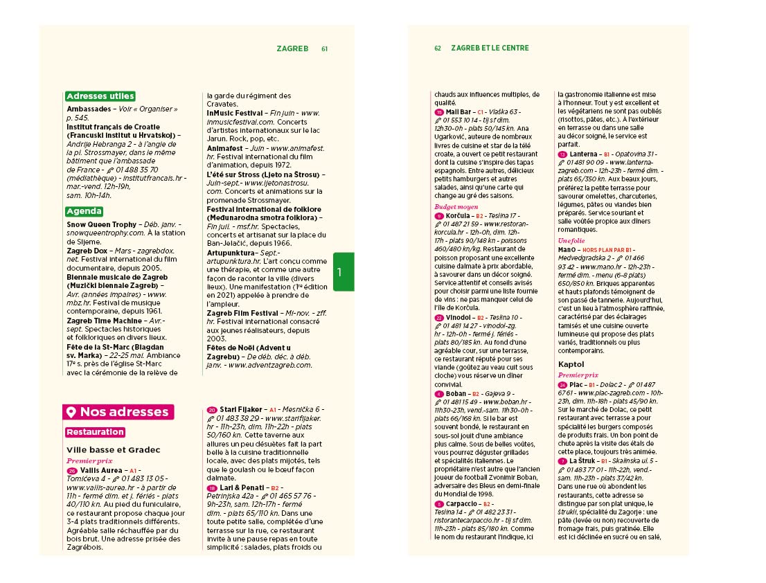 Guide Vert Croatie