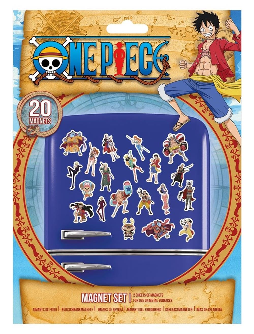 Pyramid International - Magnets Pirate Thème - 20 Pièces - Plastique