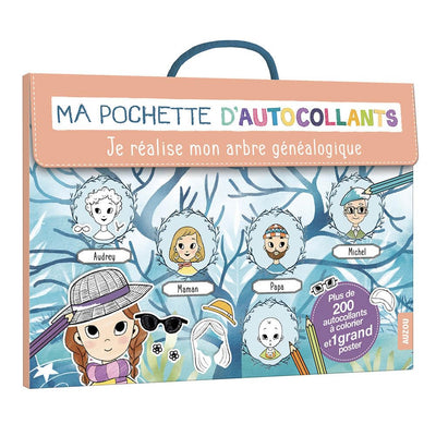 Ma pochette d'artiste - Ma pochette d'autocollants - Mon arbre généalogique