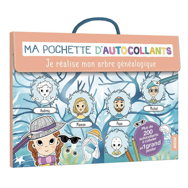 Ma pochette d'artiste - Ma pochette d'autocollants - Mon arbre généalogique