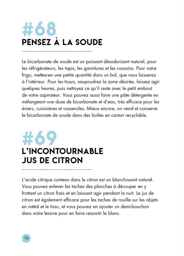 Se libérer du plastique: 100 astuces simples et efficaces pour préserver la planète