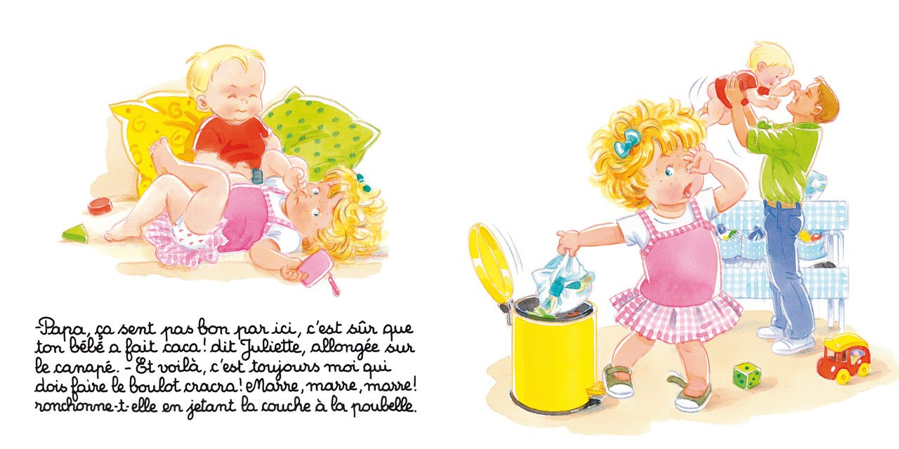 Juliette apprend le pot à son petit frère - Dès 3 ans