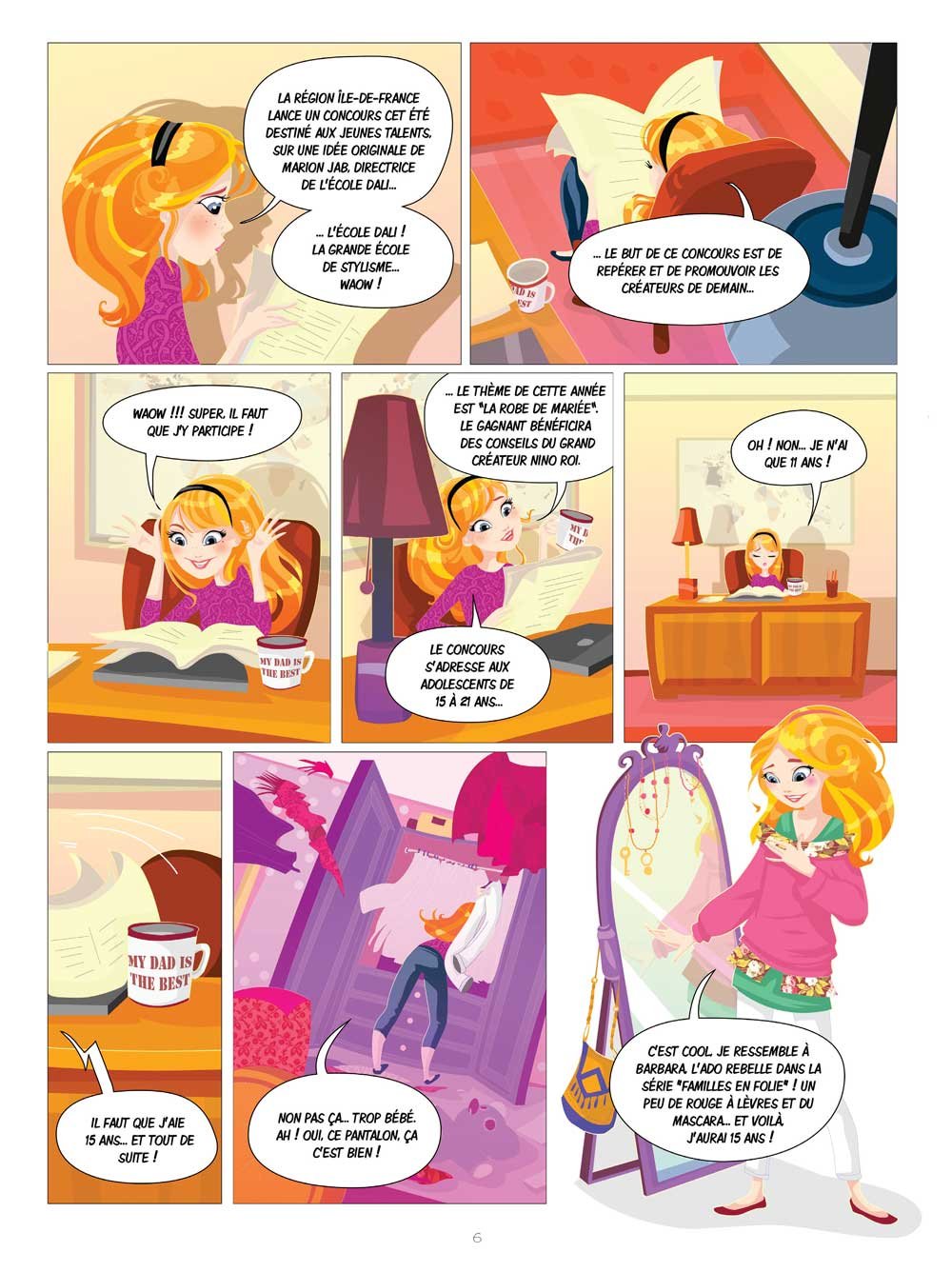 Lili Chantilly - tome 1 Je veux être styliste (1)