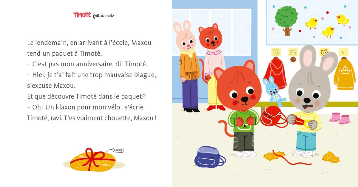 Timoté fait du vélo – Album jeunesse – À partir de 2 ans