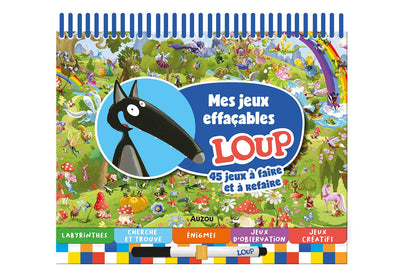 Mes jeux effaçables loup
