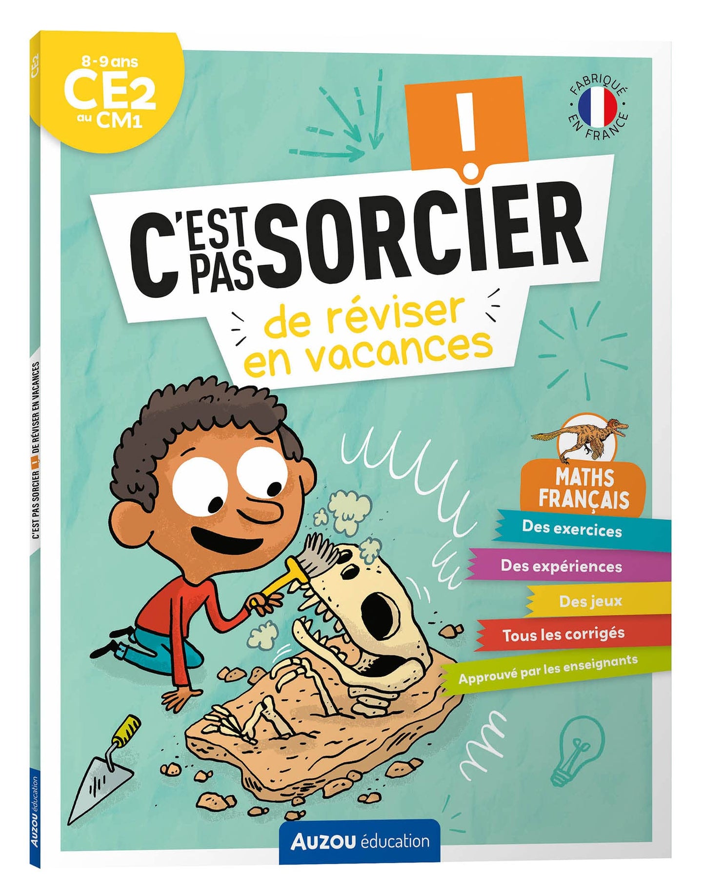 C'EST PAS SORCIER DE RÉVISER EN VACANCES - DU CE2 AU CM1 - CAHIER DE VACANCES 2024