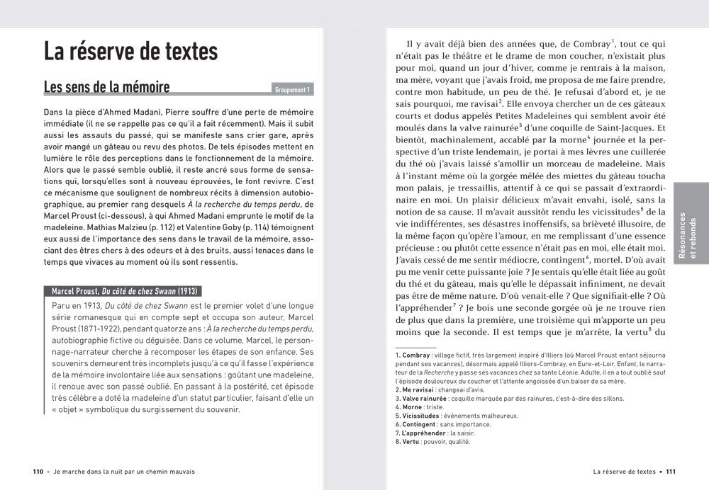 Je marche dans la nuit par un chemin mauvais