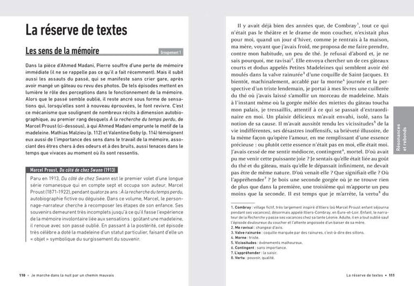 Je marche dans la nuit par un chemin mauvais