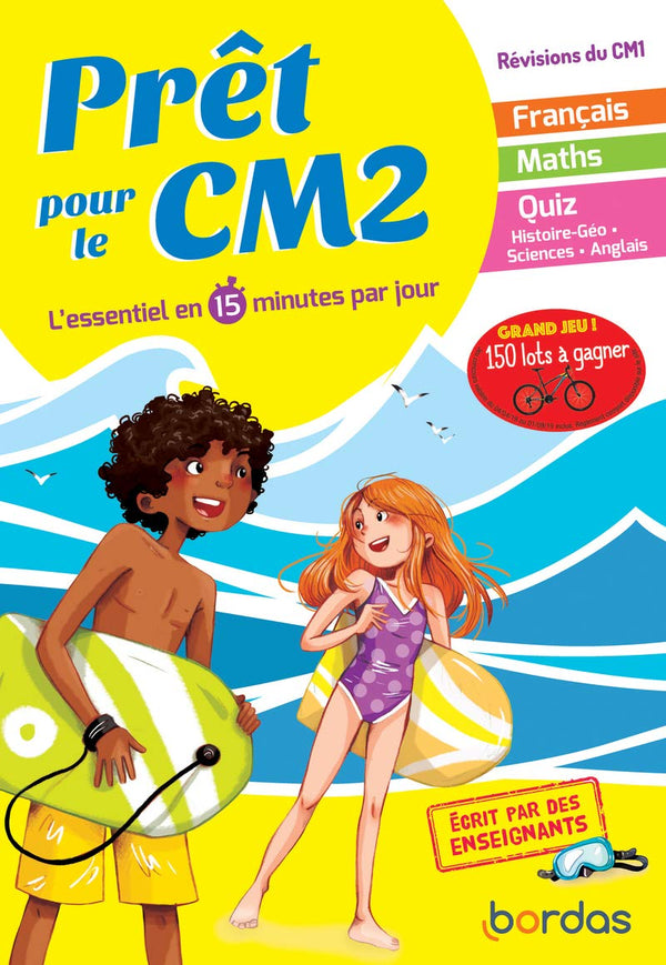 Prêt pour le CM2 – Cahier de vacances, révisions du CM1