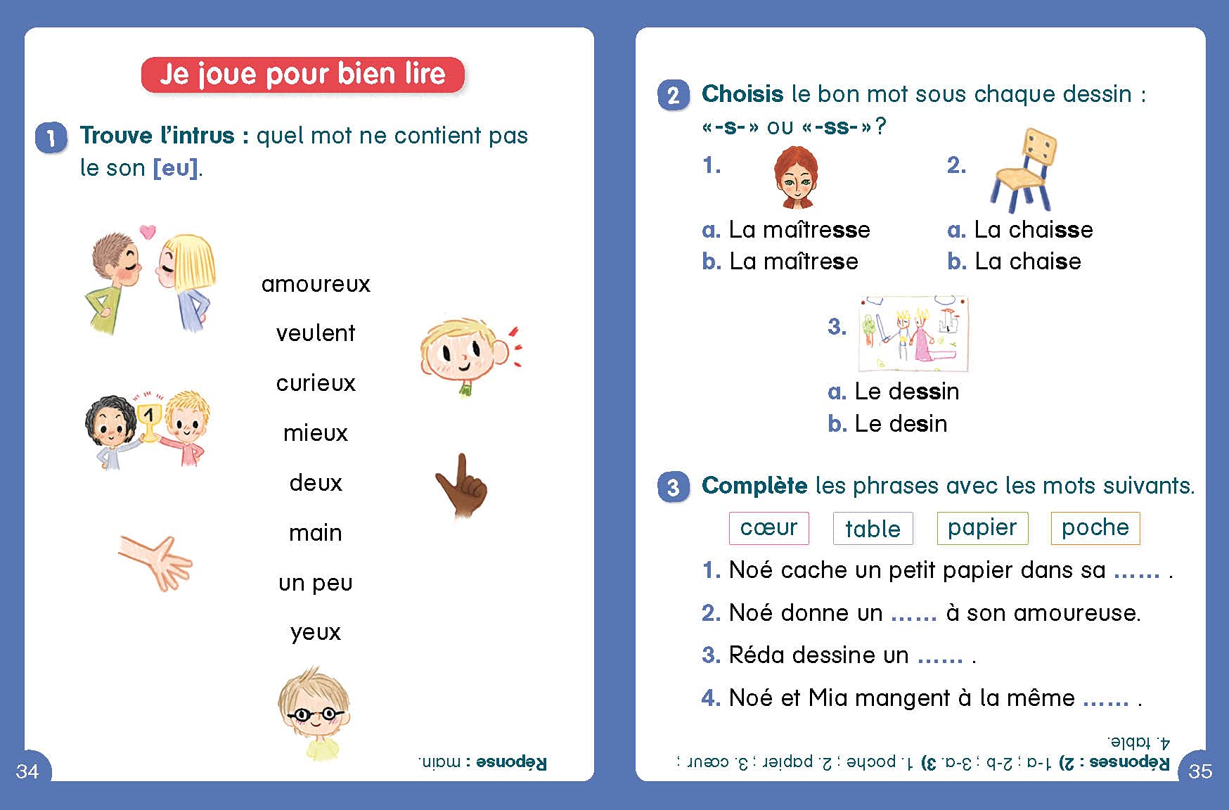 Je suis en CP - Niveau 3 - Les amoureux