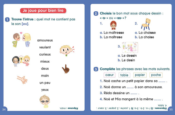 Je suis en CP - Niveau 3 - Les amoureux