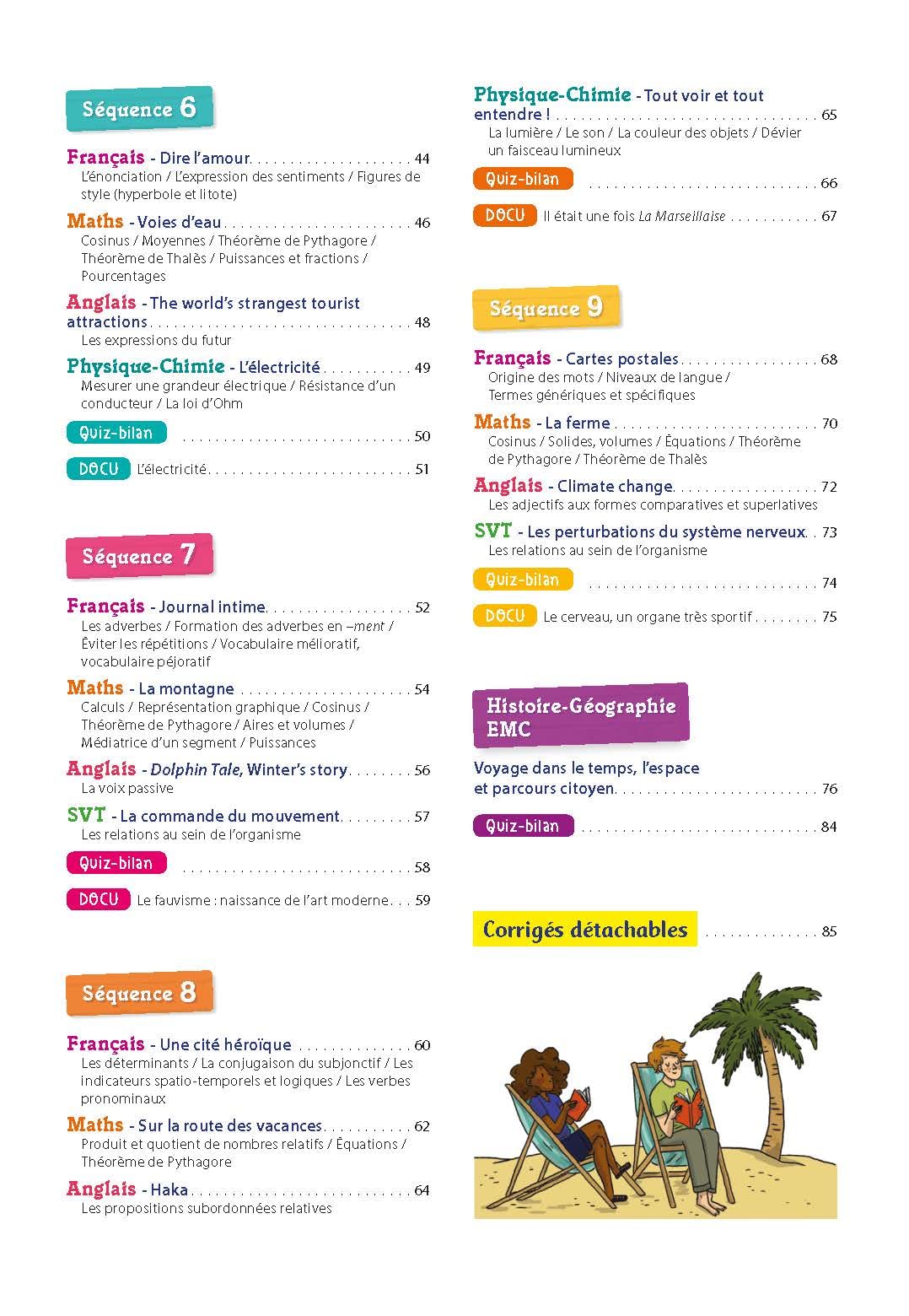 Cahier de vacances 2025, de la 4e vers la 3e: Magnard, l'inventeur des cahiers de vacances