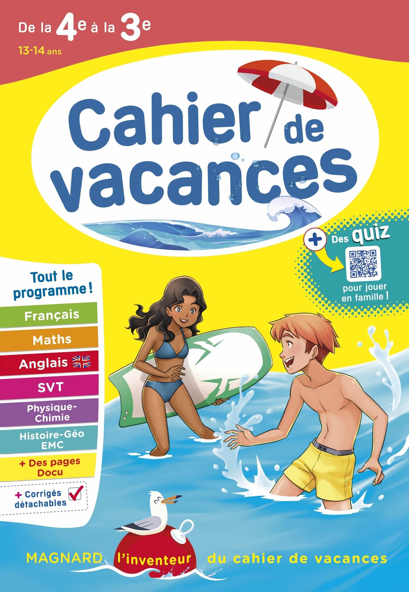 Cahier de vacances 2025, de la 4e vers la 3e: Magnard, l'inventeur des cahiers de vacances