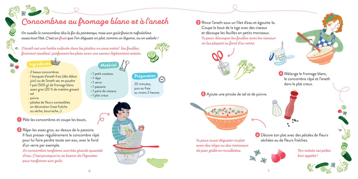Mes premières recettes de printemps