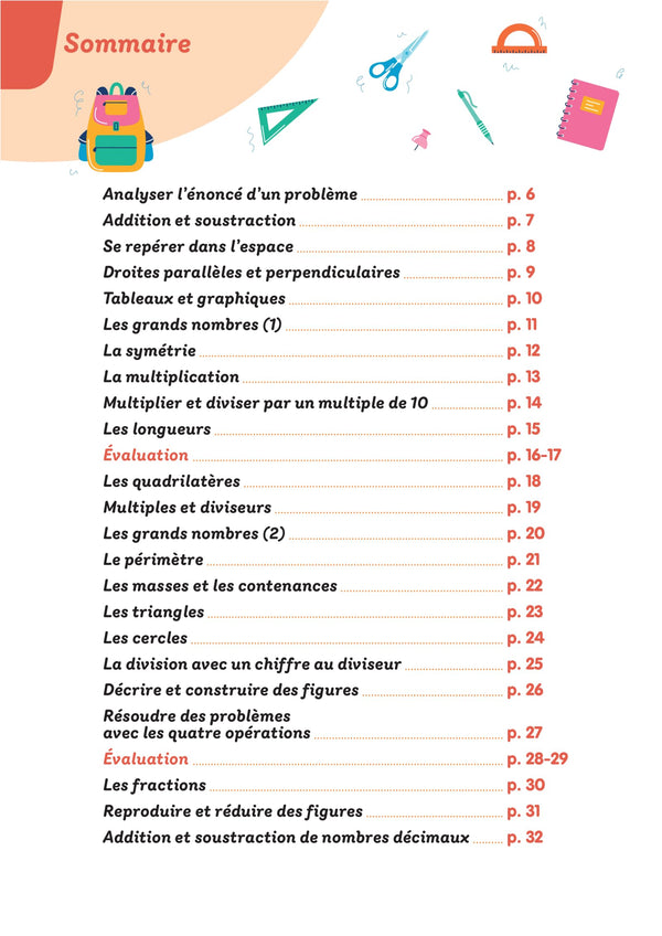 Mon prof à la maison - Maths CM2: Calcul • Numération • Géométrie • Grandeurs et mesures