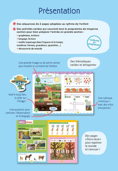 Cahier de vacances 2025, de la MS vers la GS 4-5 ans: Magnard, l’inventeur du cahier de vacances