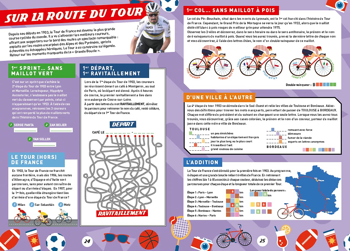 Cahier de vacances pour adultes l'Equipe