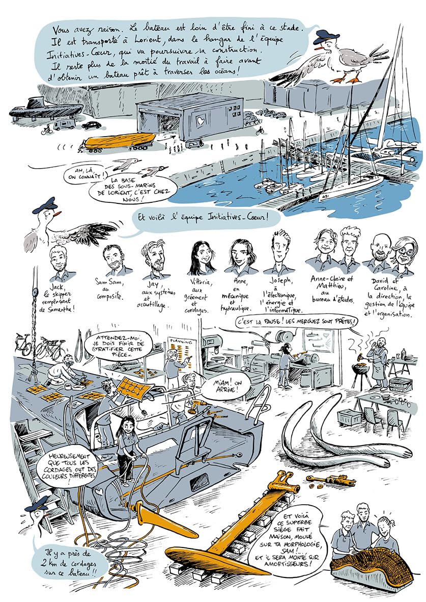 Embarque avec Samantha Davies sur son nouveau bateau ! Au coeur de la préparation du Vendée Globe - Tome 2