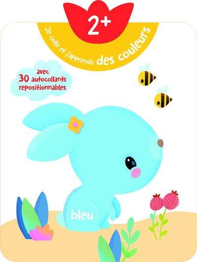 2+ Je colle et j'apprends des couleurs - Lapin