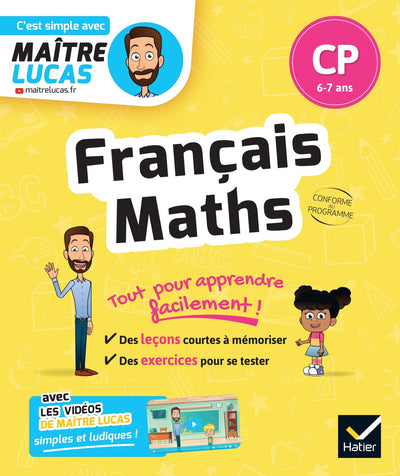 Français et Maths CP: cahier de révision et d'entrainement - C'est simple avec Maître Lucas
