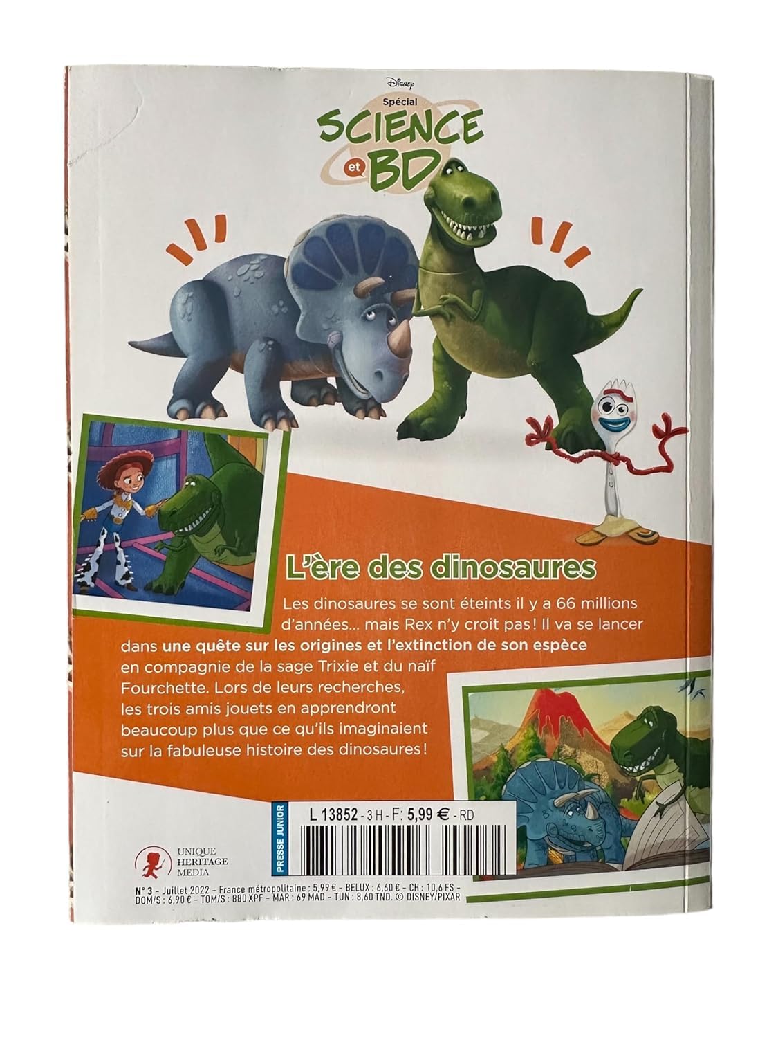 Hors-série Spécial Science et BD : L'ère des dinosaures