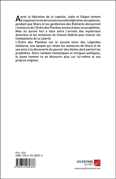 Légendes stellaires: Tome II : L’ordre des Planètes